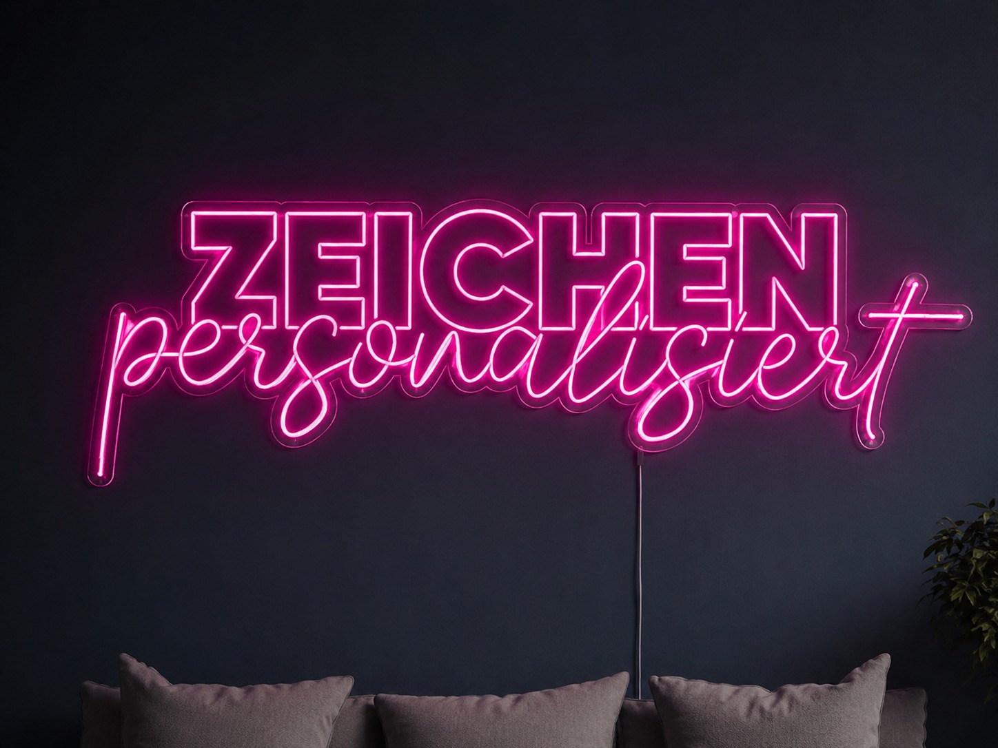 Konfigurieren Sie Ihr eigenes Leuchtschild!