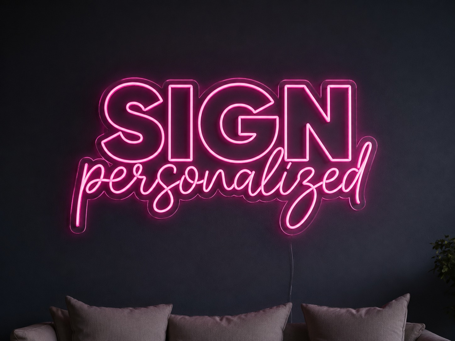 Configure your own illuminated sign!