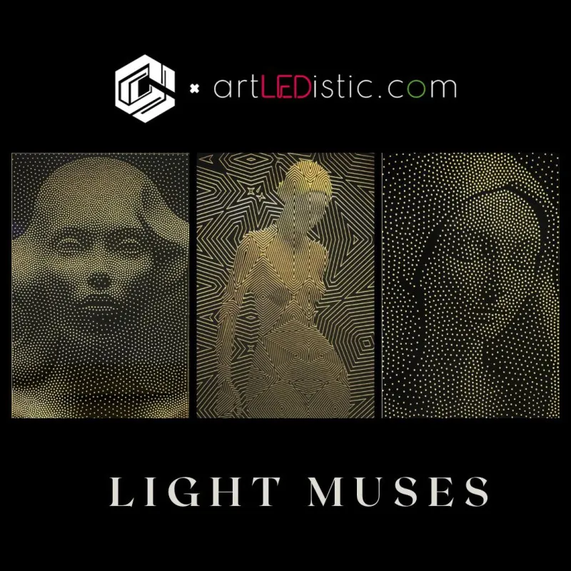 artLEDistic x constantintintin: LIGHT MUSES