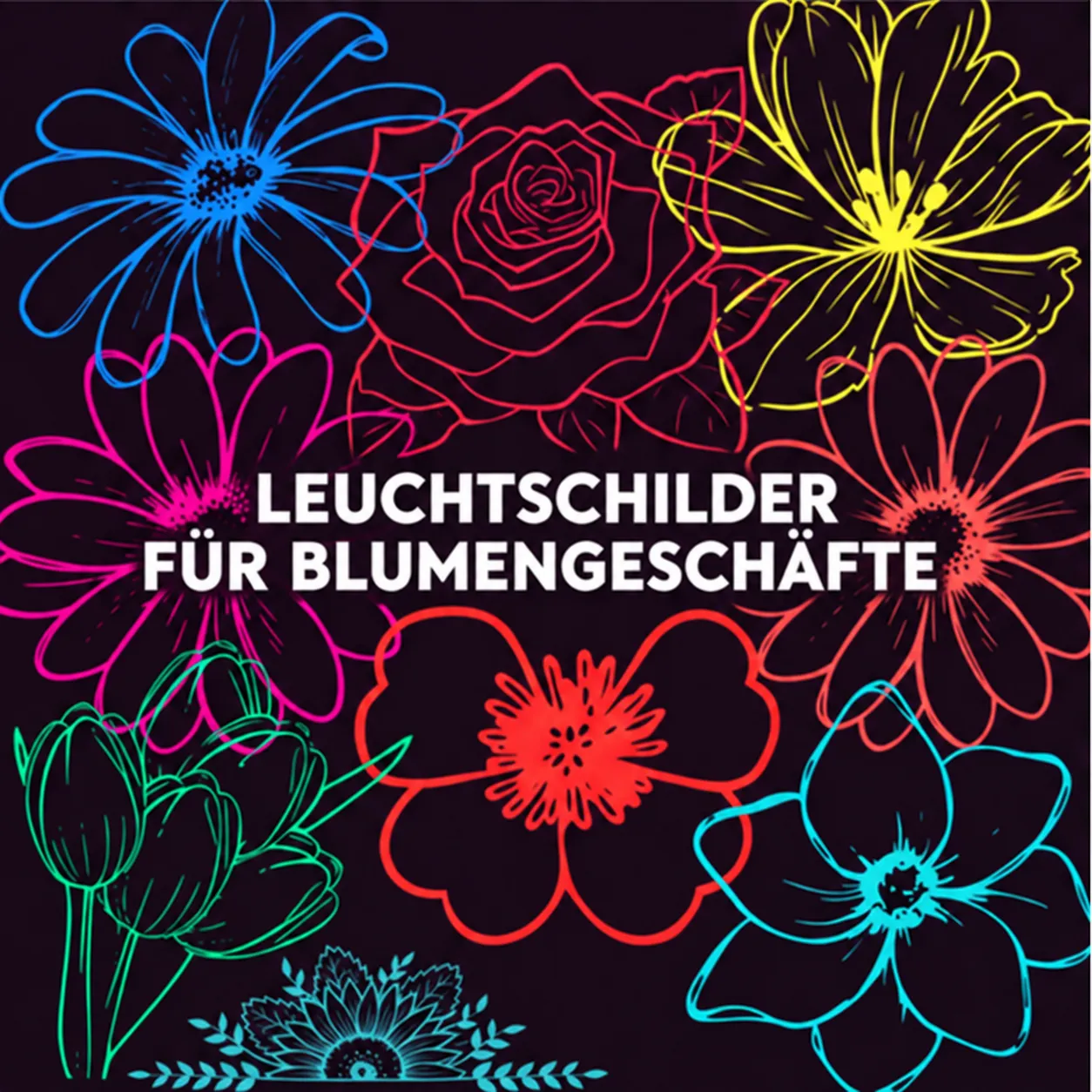 Ein Blumenladen ohne Leuchtschild ist wie ein Blumenstrauß ohne Duft