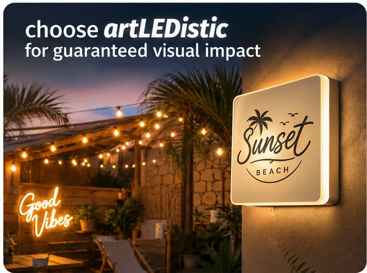 Light Signs for Summer Events: LED Neon or Backlit?