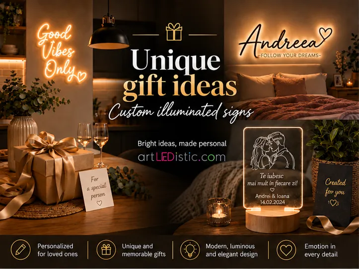 Personalized Gifts artLEDistic. Unique Ideas You Can't Go Wrong With