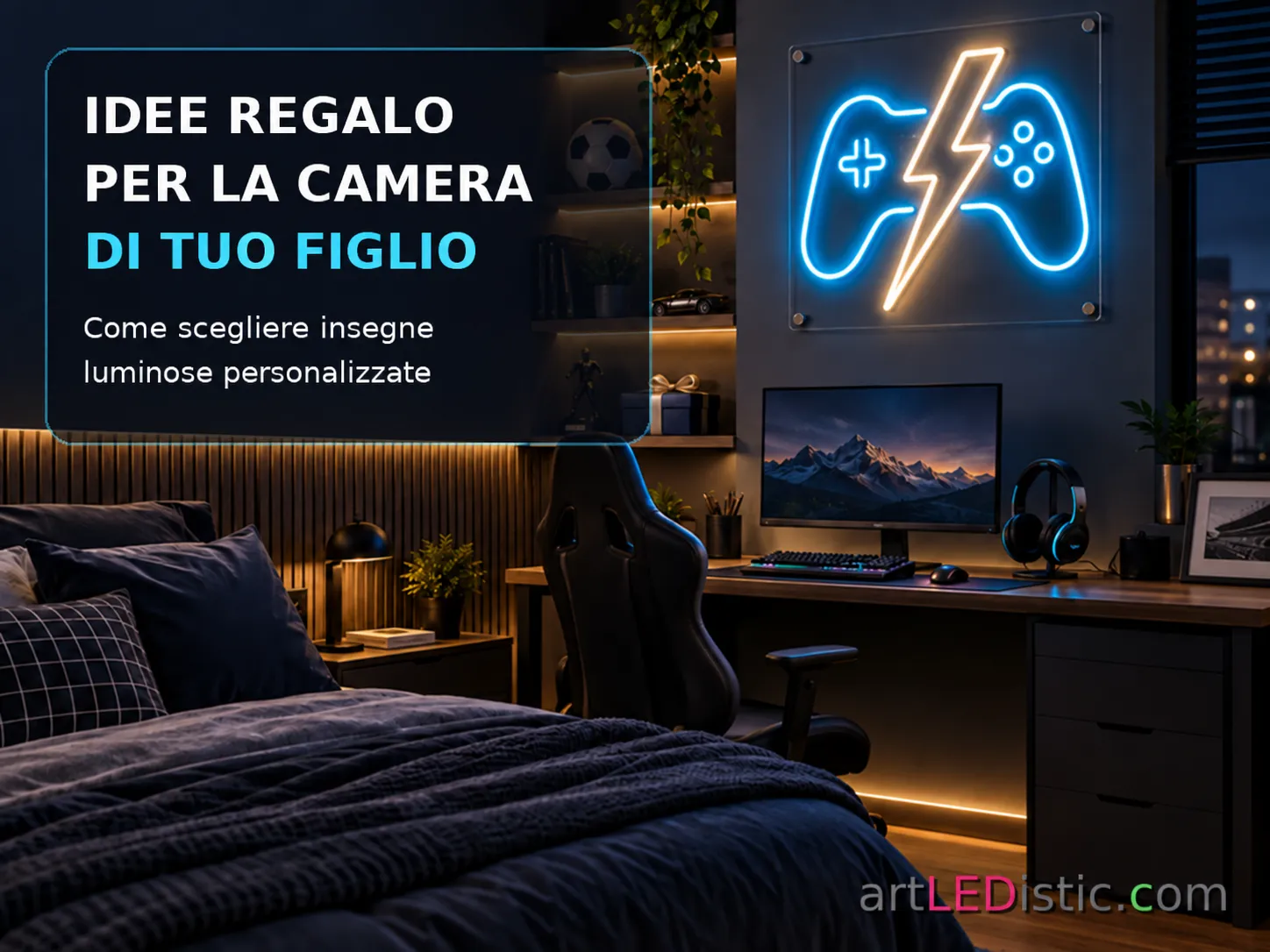 Idee regalo per la stanza di tuo figlio: Come scegliere insegne luminose personalizzate