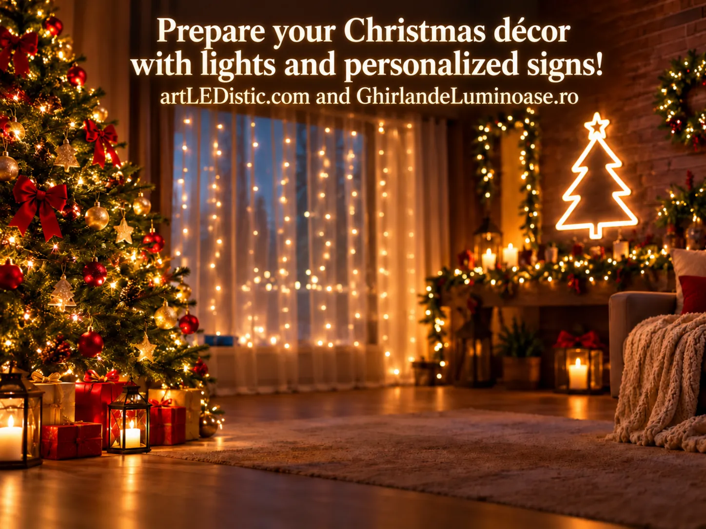 Get Ready for the Holidays with LED Neon Signs and Light Garlands