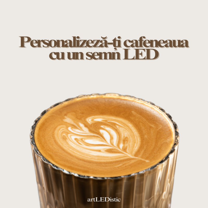 Personalisiere dein Café mit einem LED-Leuchtschild