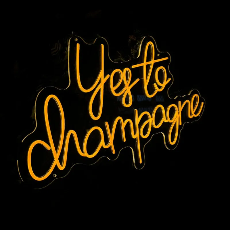 Yes to champagne