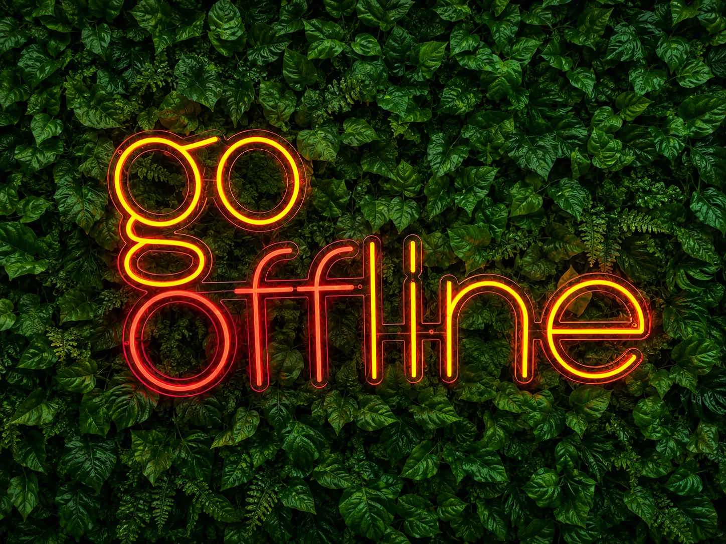 Custom LED Neon Sign Go Offline