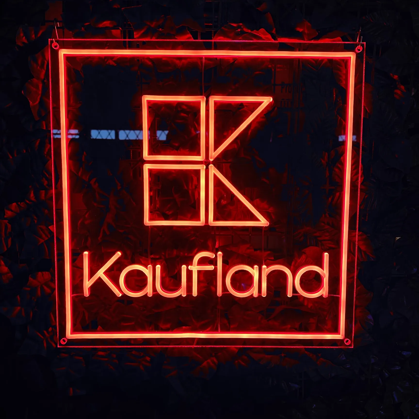 Enseigne lumineuse Kaufland • Bagage Émotionnel