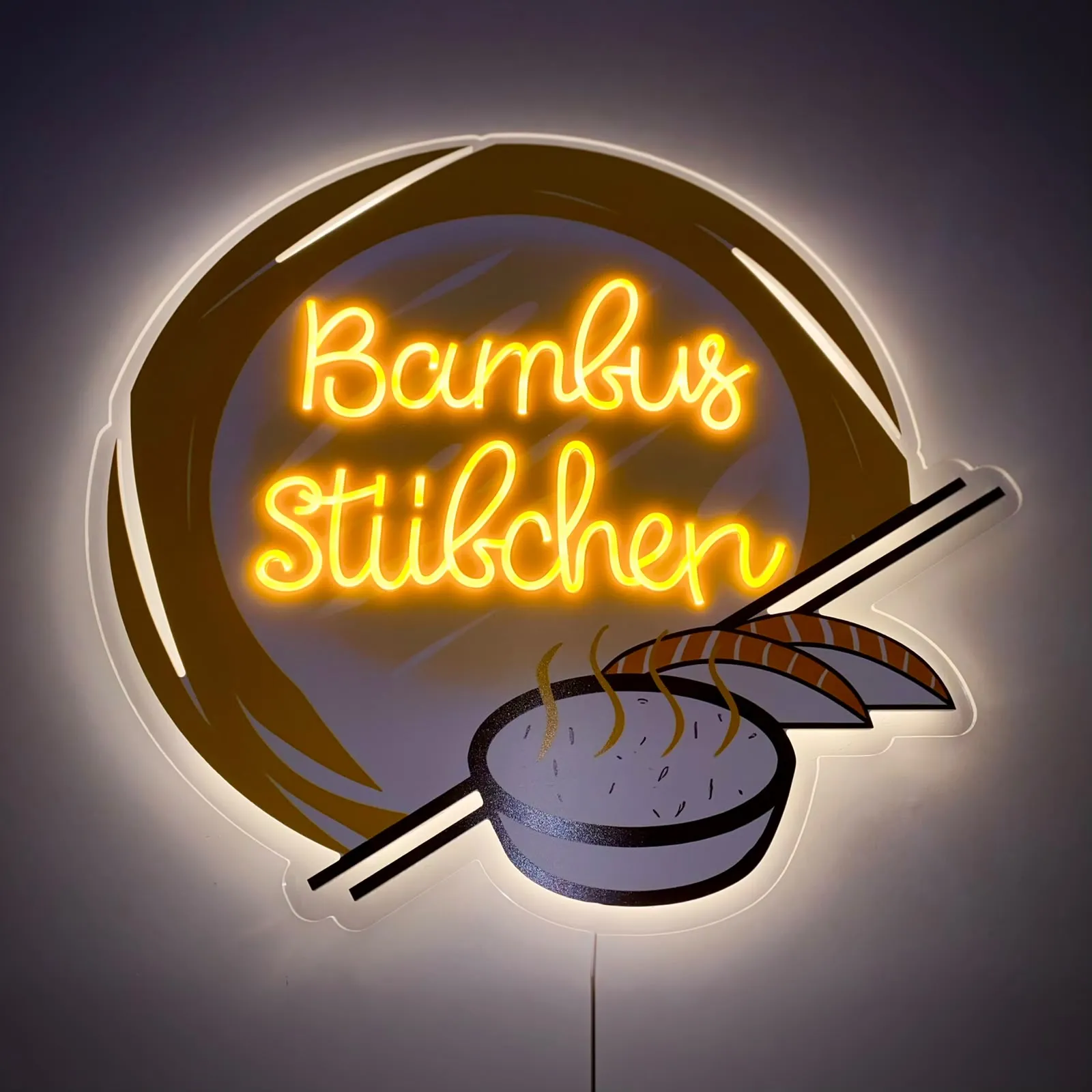 Light sign Bambus Stubchen