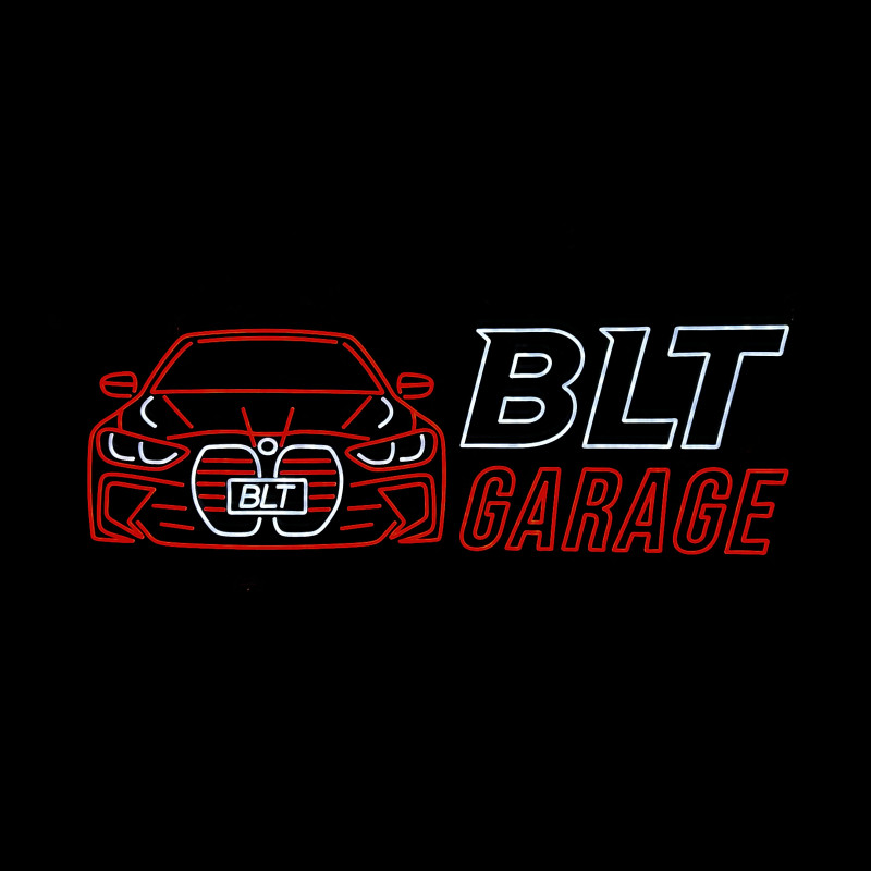 BLT GARAGE — custom LED neon sign (auto service)