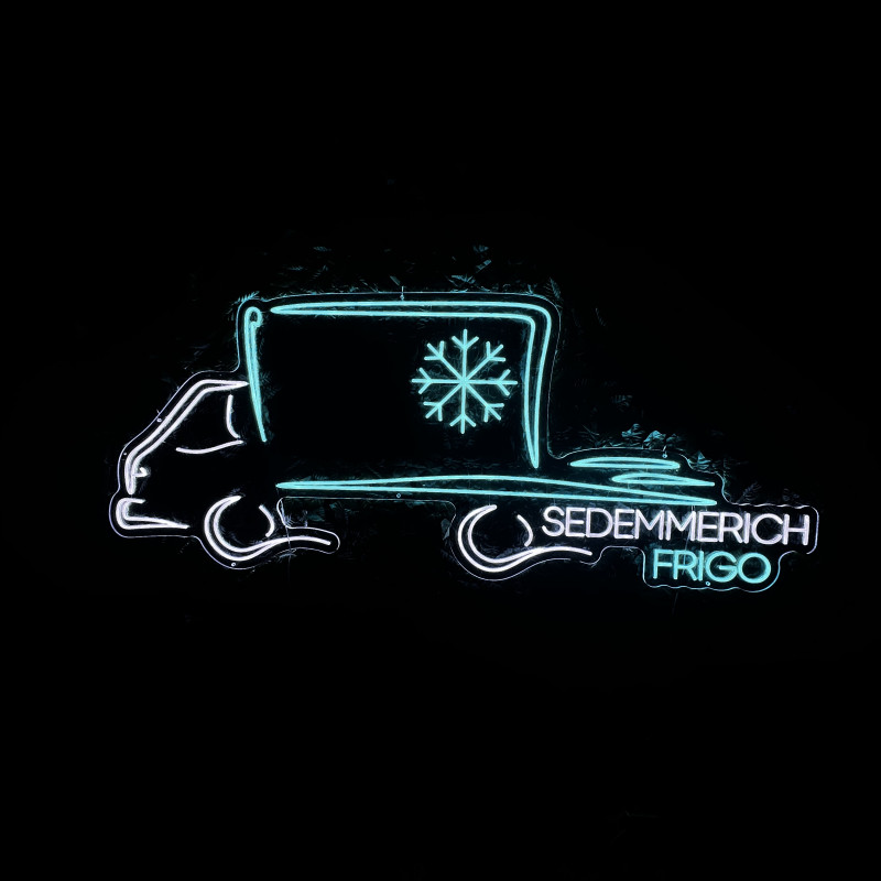 SEDEMMERICH FRIGO — custom lighted sign (refrigerated transport)