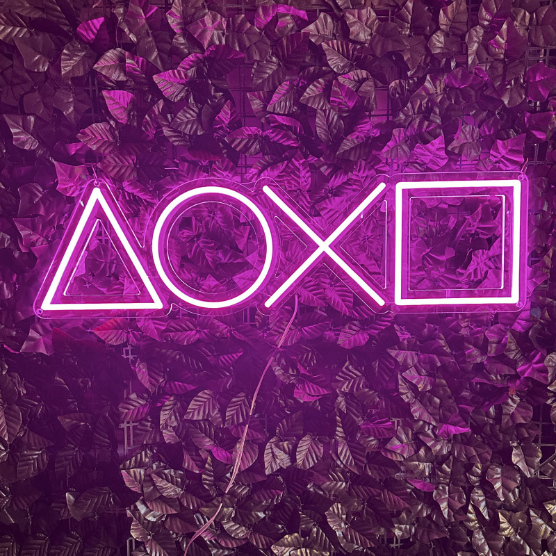 TRIUNGHI · CERC · X · PĂTRAT (XO) — set semne LED icon