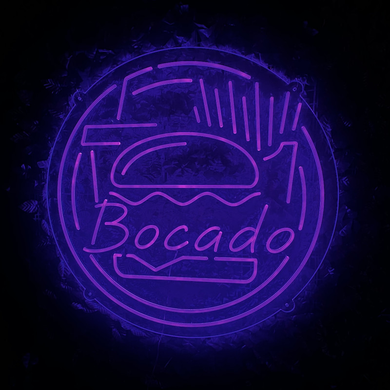Bocado — semn LED personalizat