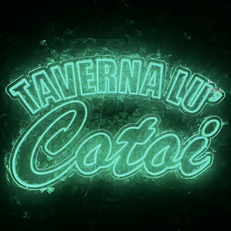 TAVERNA LU’ Cotoi — semn LED personalizat