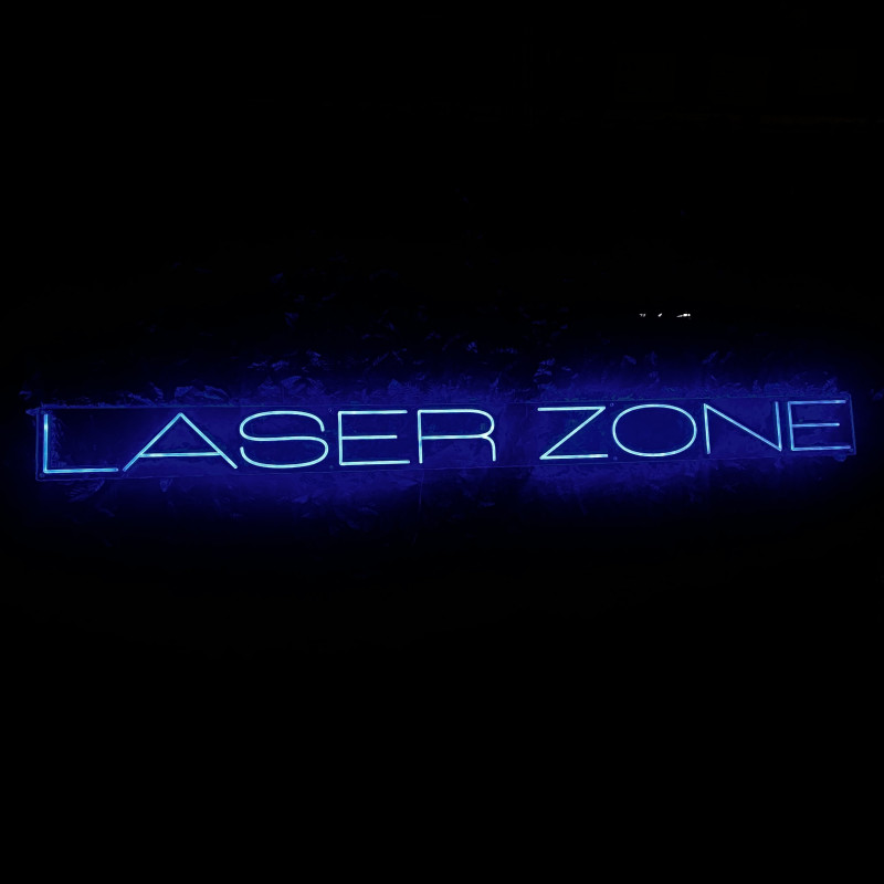 LASER ZONE — semn LED personalizat