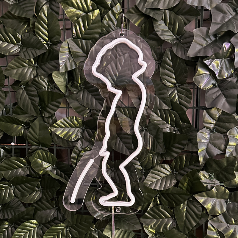 Copilaș — semn LED simbol pentru toaletă