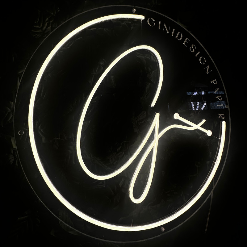 GINIDESIGN PAPER — semn LED personalizat