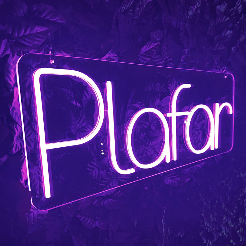 Plafar — enseigne LED personnalisée