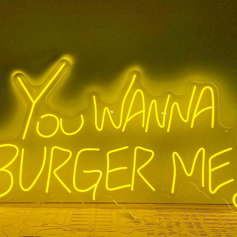 You wanna burger me?
