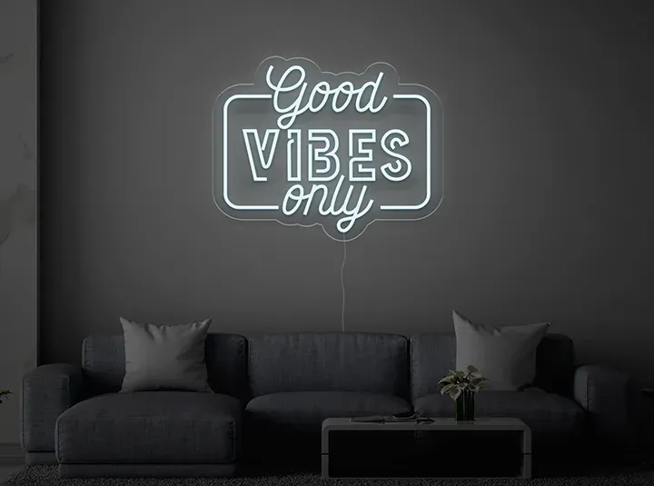 Good Vibes - Semn Luminos LED Neon