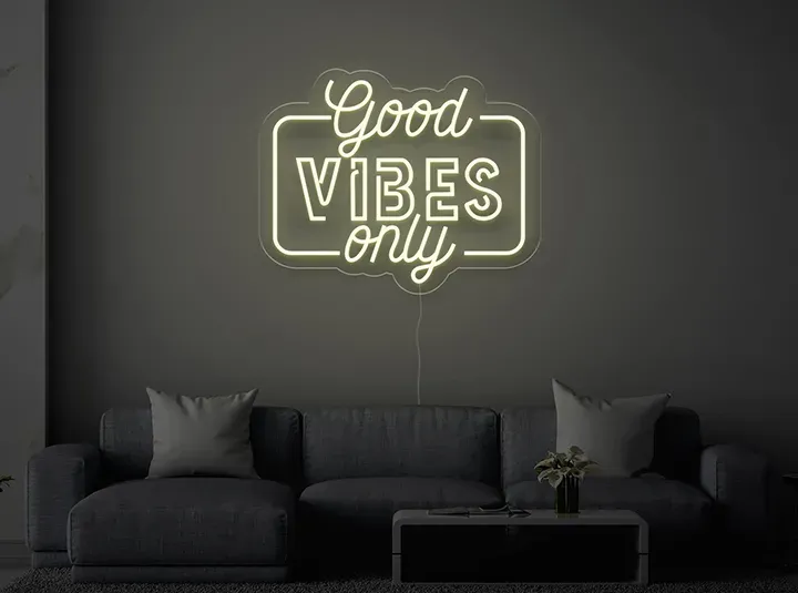 Good Vibes - Semn Luminos LED Neon
