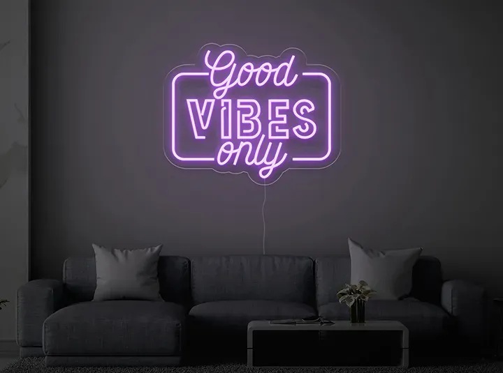Good Vibes - Semn Luminos LED Neon
