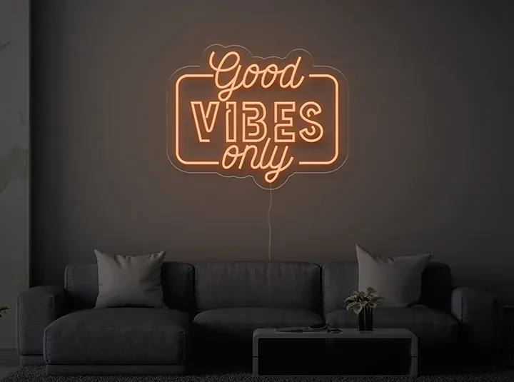 Good Vibes - Semn Luminos LED Neon