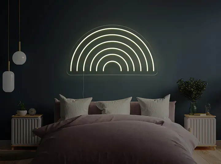 Curcubeu - Semn Luminos LED Neon