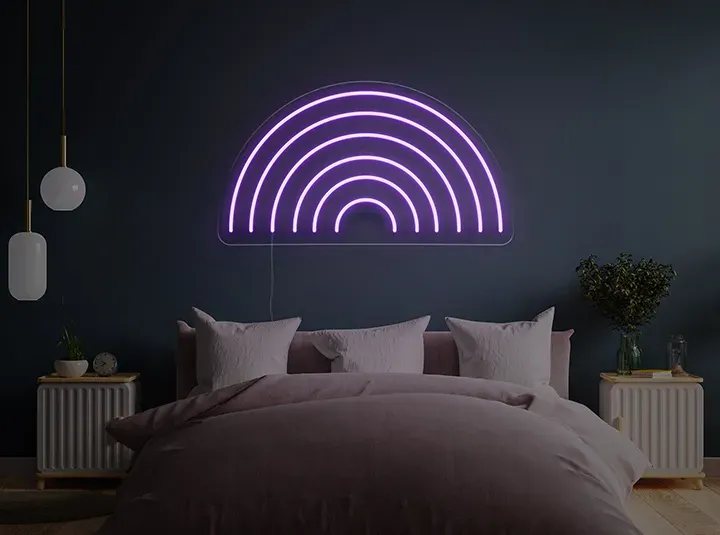 Curcubeu - Semn Luminos LED Neon