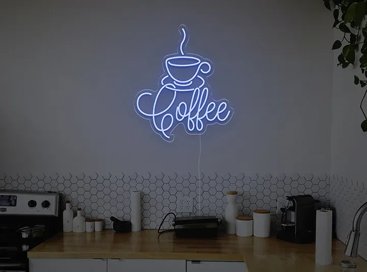 Coffee - Semn Luminos LED Neon