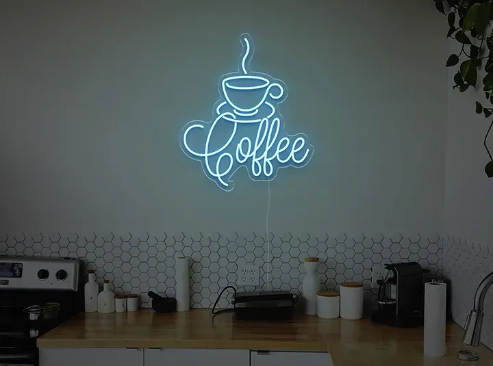 Coffee - Semn Luminos LED Neon