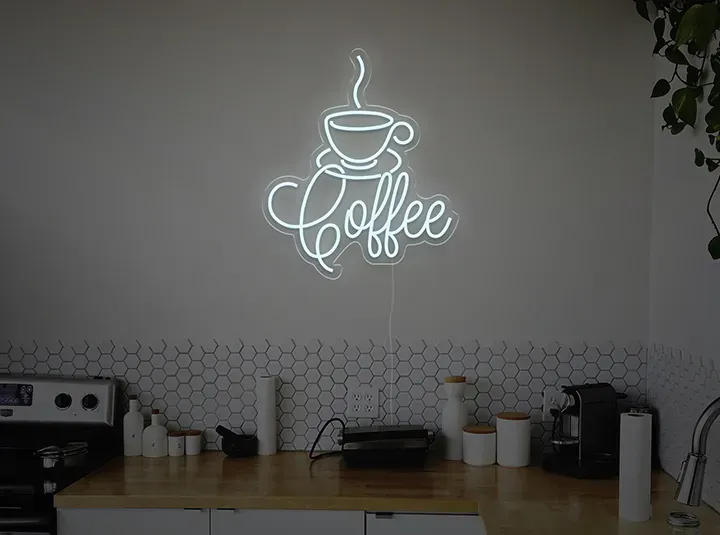 Coffee - Semn Luminos LED Neon