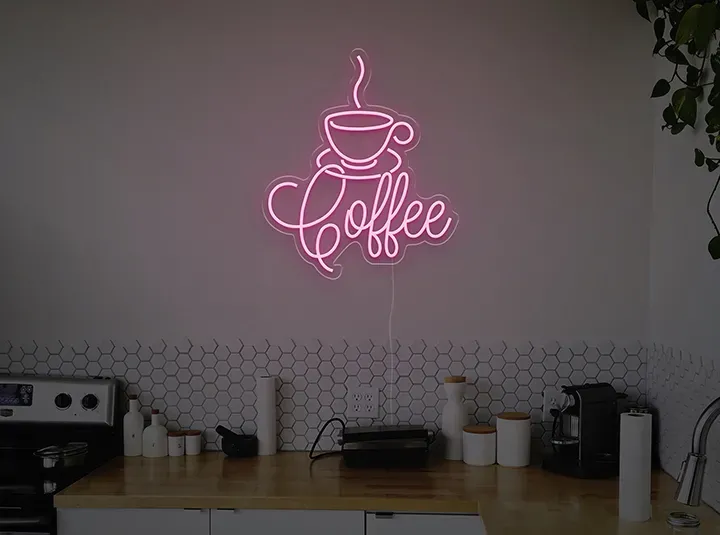Coffee - Semn Luminos LED Neon