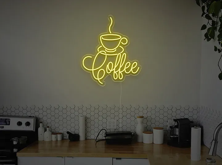 Coffee - Semn Luminos LED Neon