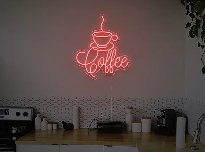 Coffee - Semn Luminos LED Neon
