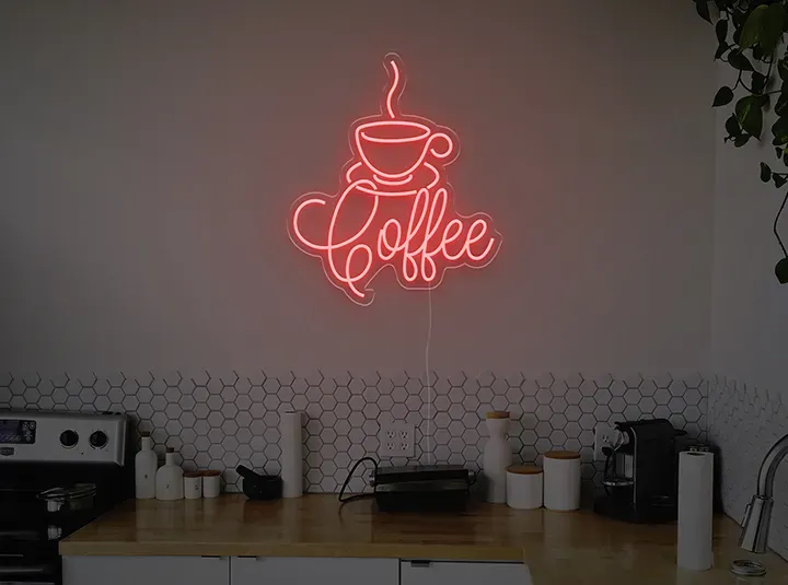 Coffee - Semn Luminos LED Neon