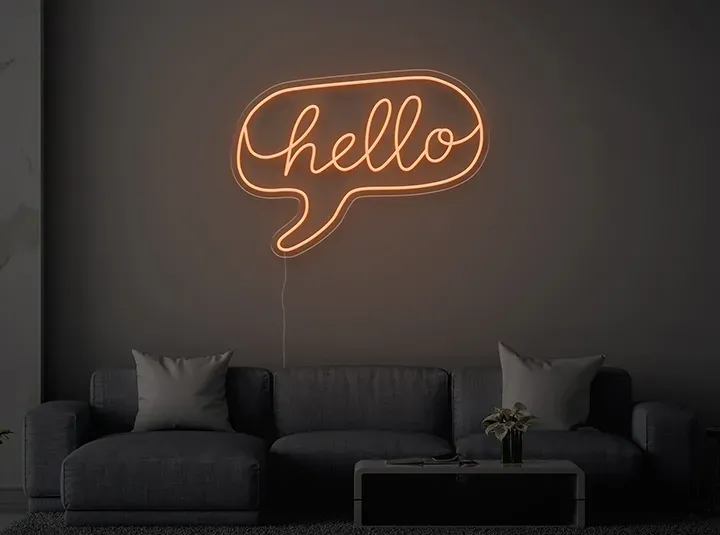 Hello - Semn Luminos LED Neon
