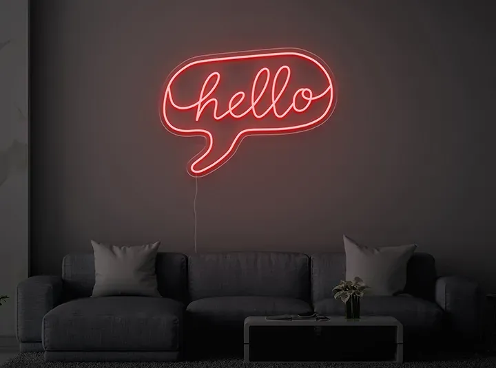 Hello - Semn Luminos LED Neon