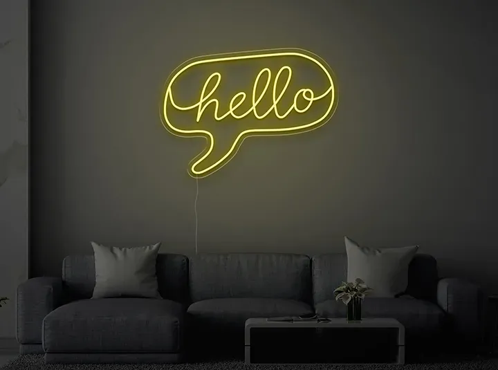 Hello - Semn Luminos LED Neon
