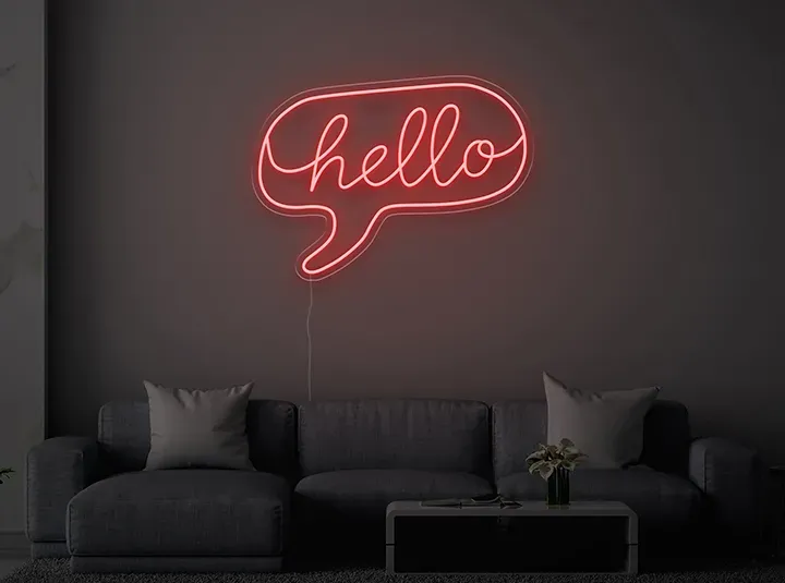 Hello - Semn Luminos LED Neon