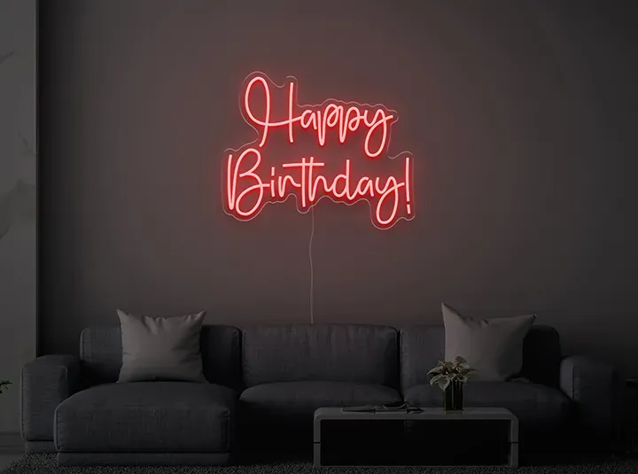 Happy birthday - LED Neon Sign
