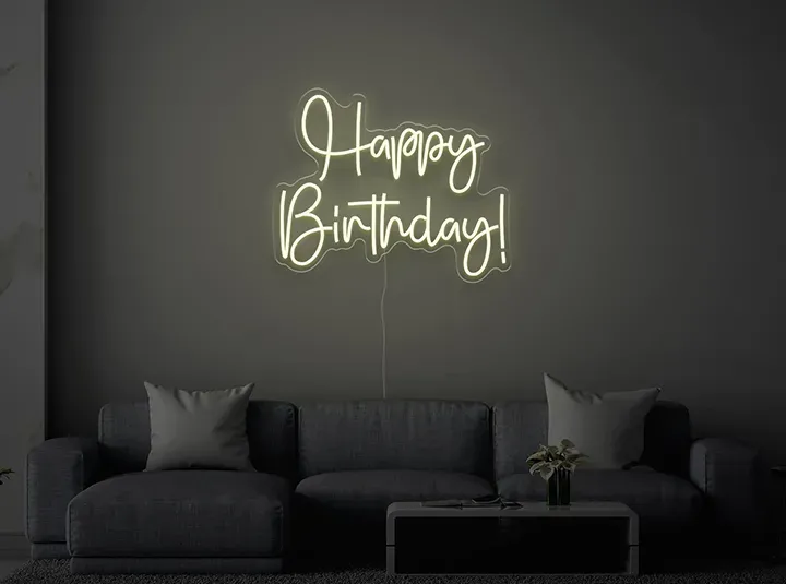 Happy birthday - Semn Luminos LED Neon