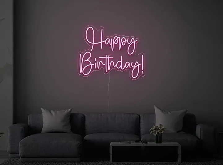 Happy birthday - Semn Luminos LED Neon