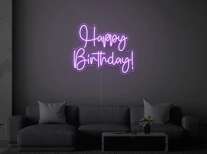 Happy birthday - Semn Luminos LED Neon