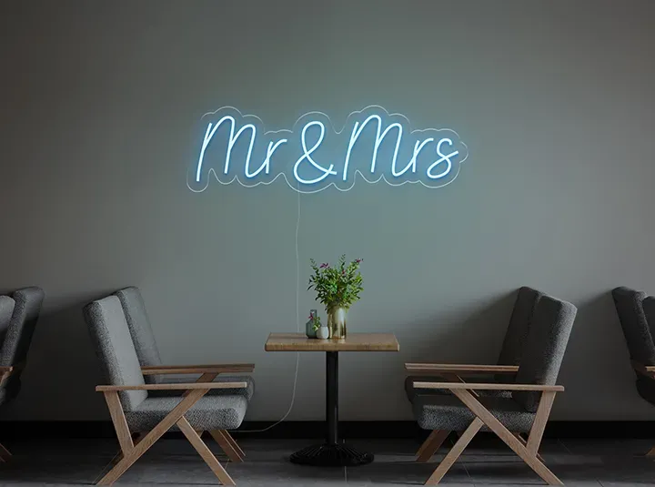 Mr & Mrs - LED Neon Sign