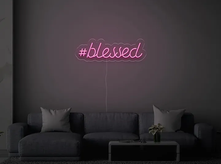 BLESSED - LED Neon Sign