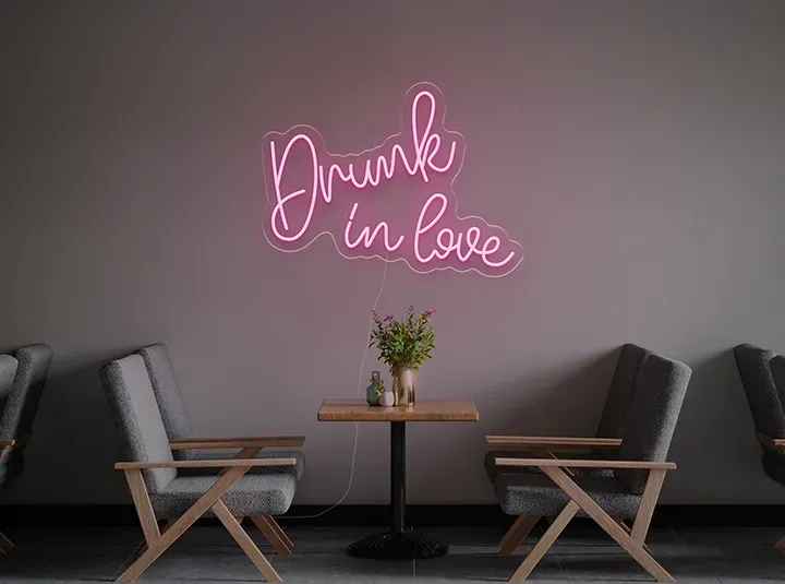 Drunk in Love - Signe lumineux au neon LED