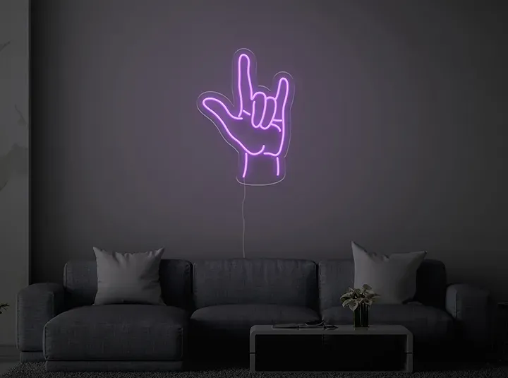 ROCK - Neon LED Schild