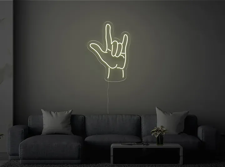 ROCK - Neon LED Schild