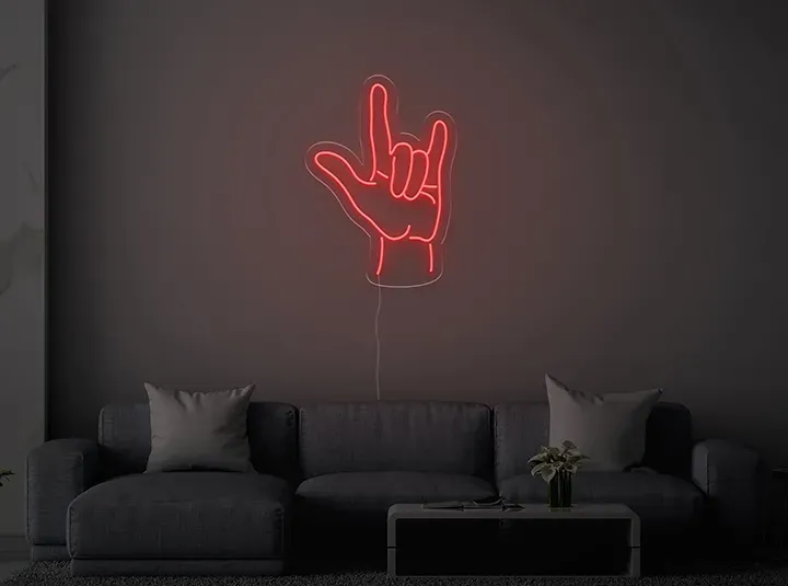 ROCK - Semn Luminos LED Neon